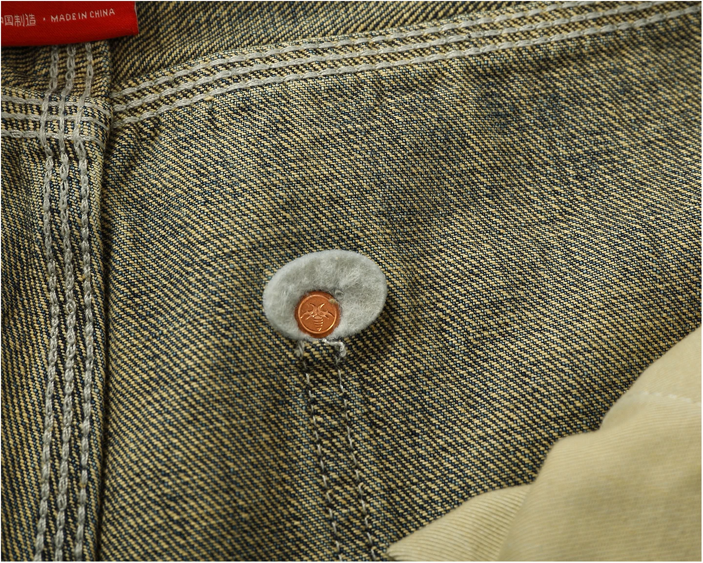 High OZ Heavy Duty Work Jeans Men's Patch Oil Dirty Wash Heavy Industry Washable Lumberjack Pants