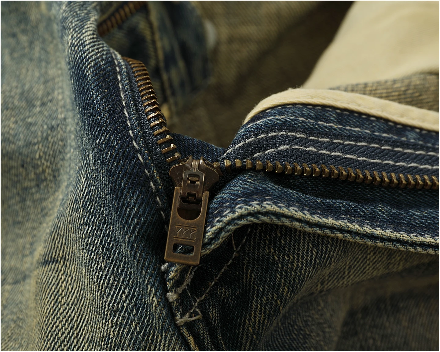 High OZ Heavy Duty Work Jeans Men's Patch Oil Dirty Wash Heavy Industry Washable Lumberjack Pants