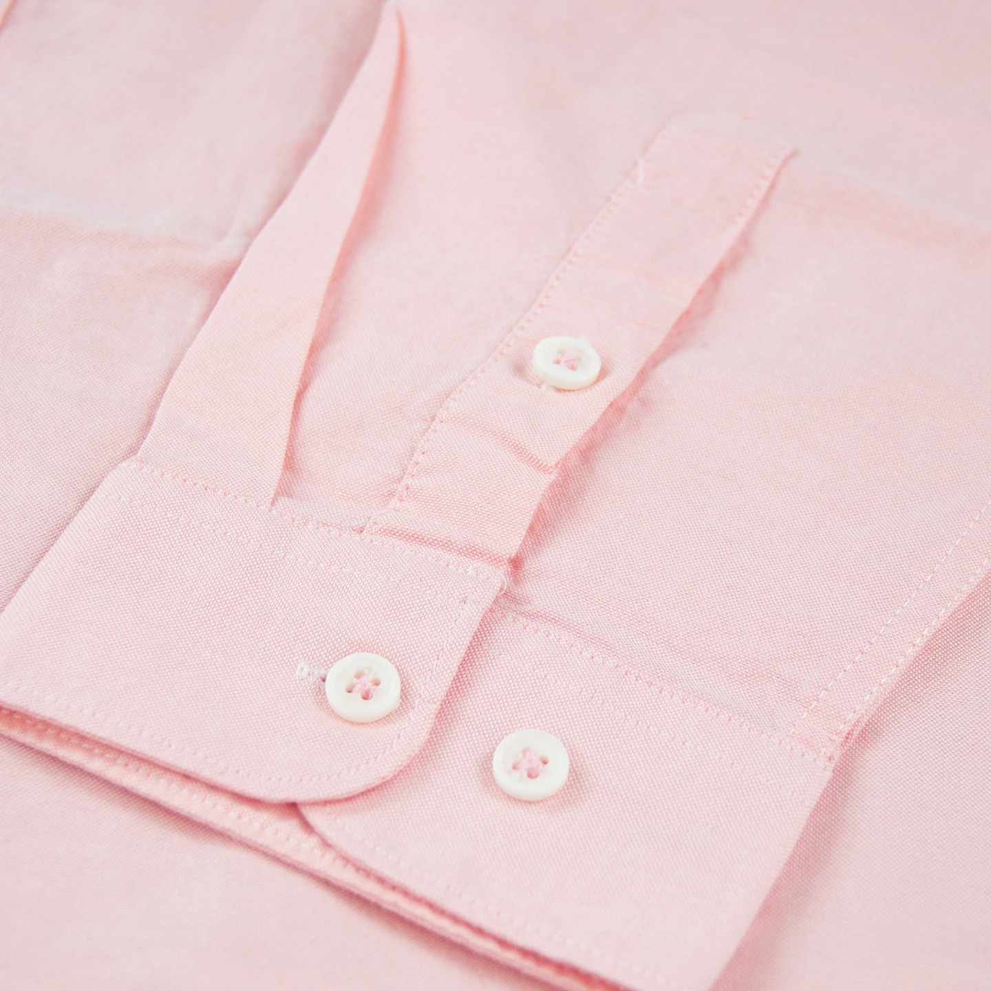 CH Mens Button Down Collar Tiny Letter Chest Embroidery Long Sleeve Oxford Shirt Office Daily Smart Top