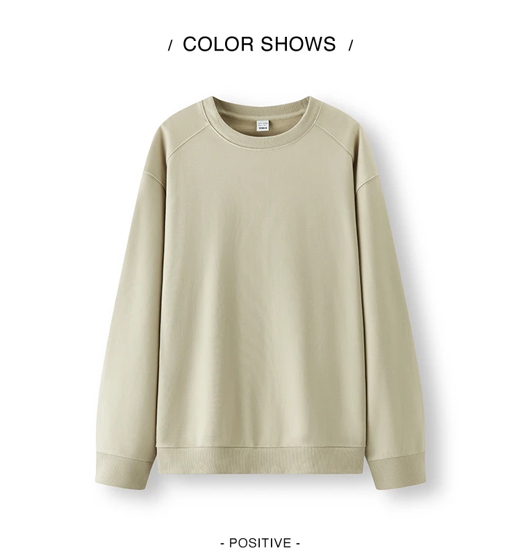 Semir Men Sweatshirt Solid Basic Crew Neck Slight Loose Knit Pullover Everyday Casual Style Autumn Top Daily Wear 2026