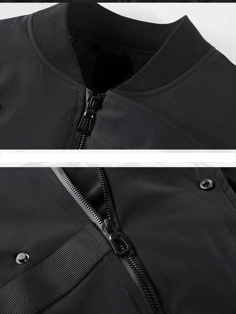 God of Death Bomber Jacket Chest Pocket Techwear Men Punk Hip Hop Tactical Streetwear Black Varsity Jackets Oversized MA1 Coats