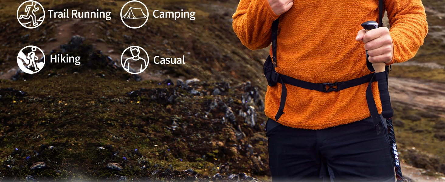 Pioneer Camp Men's Hoodies Outdoor Professional Grade Fleece Warmth Sweatshirt Zip PrimaLoft Active Evolve For Camping Hiking