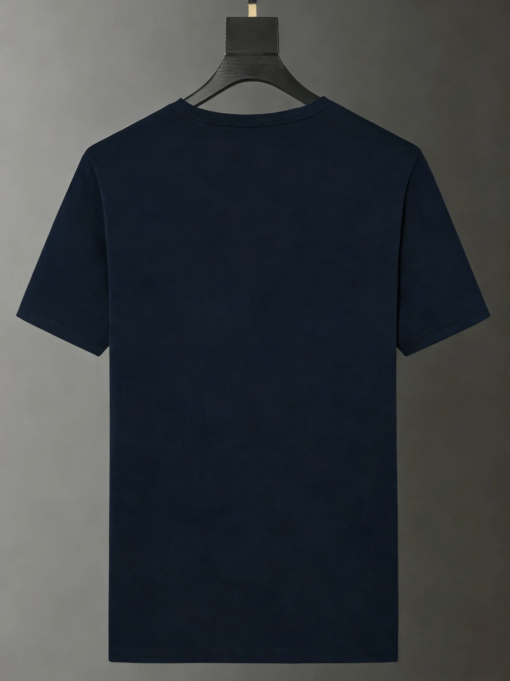 10-Piece Men's Short-Sleeved Logo Custom Trendy Versatile Top with Breathable Mesh Fabric T-Shirt
