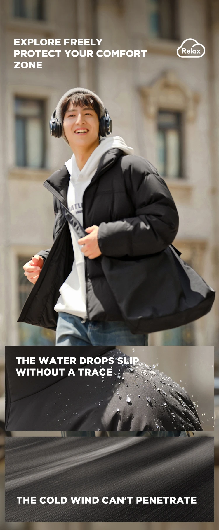 Semir Down Jacket Men Women 2024 New Winter Windproof Waterproof Outerwear Couple Puffer Jacket Cold-Proof Clothing