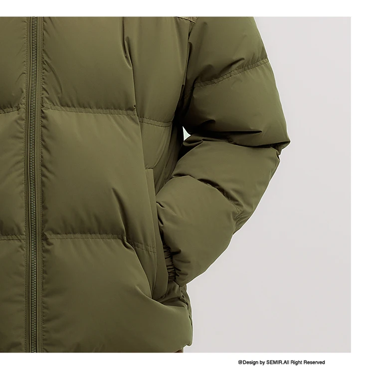 Semir Down Jacket Men Women 2024 New Winter Windproof Waterproof Outerwear Couple Puffer Jacket Cold-Proof Clothing