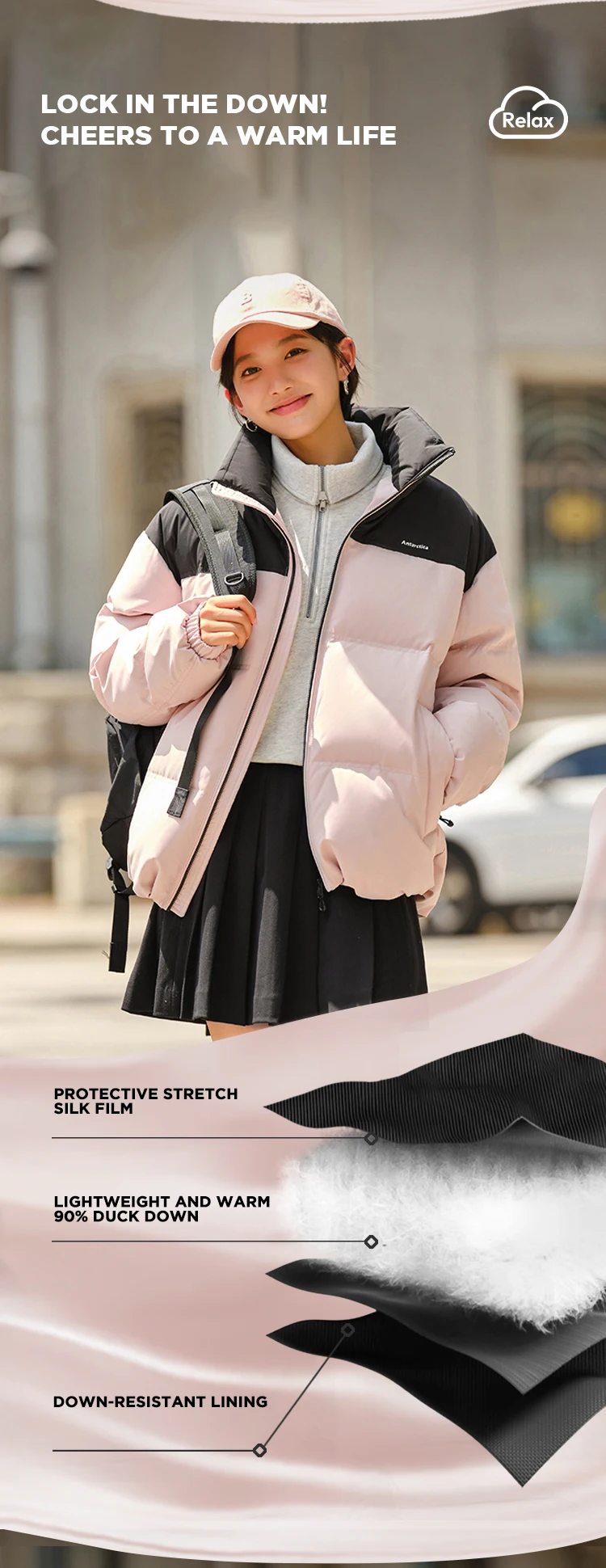 Semir Down Jacket Men Women 2024 New Winter Windproof Waterproof Outerwear Couple Puffer Jacket Cold-Proof Clothing