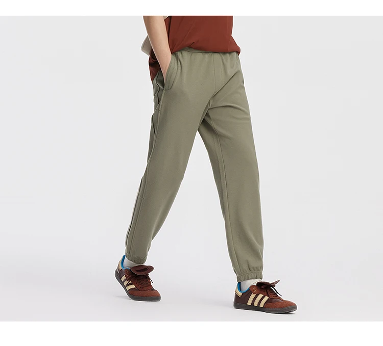 Semir Men Pants Solid Tapered Loose Textured Plaid Jogger Knit Sport Style Casual Autumn Trousers Daily Wear 2026