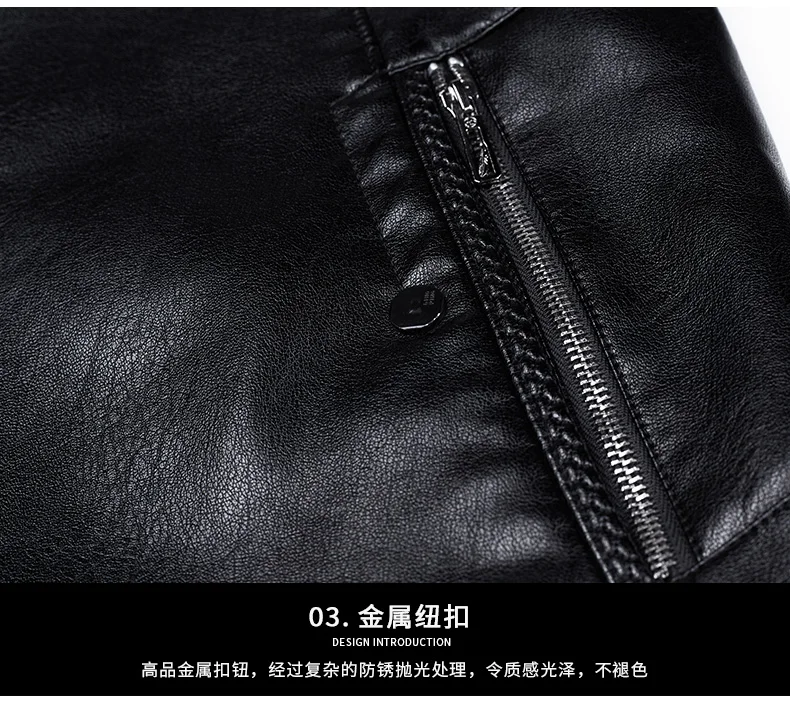 YX-225 Genuine Leather Jacket Men's Fur All-in-One Casual Thickening Plus Fleece Sheepskin Plus Fertilizer Plus Size Winter