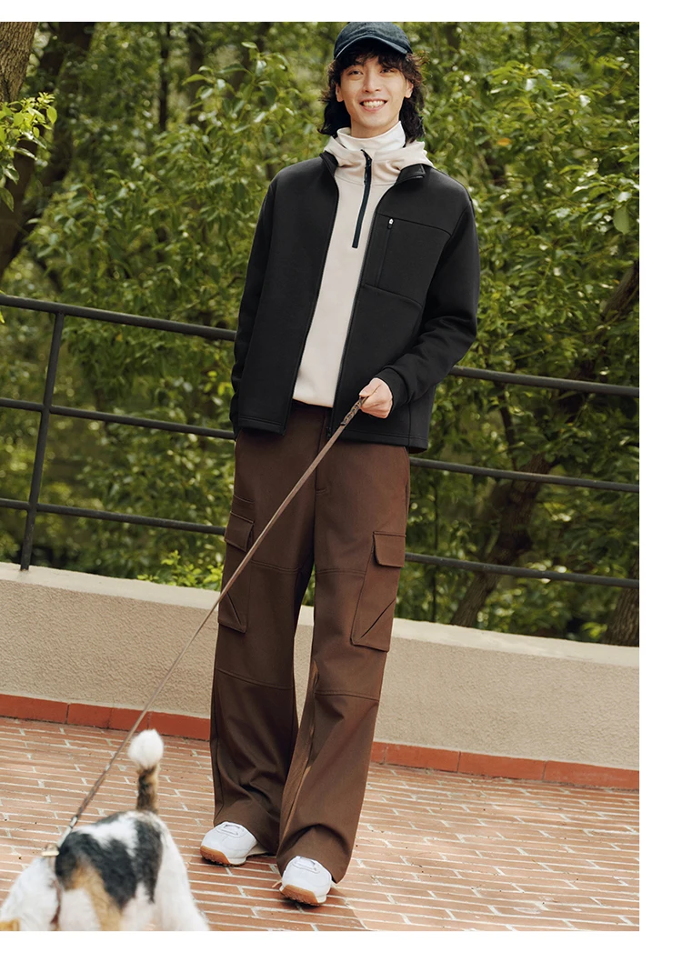 Semir Men Jacket Triple Layer Hooded Multifunction Outdoor Utility Layer Waterproof Windproof Autumn Outerwear 2026