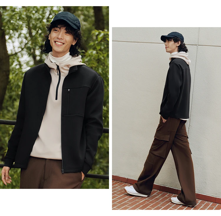 Semir Men Jacket Triple Layer Hooded Multifunction Outdoor Utility Layer Waterproof Windproof Autumn Outerwear 2026