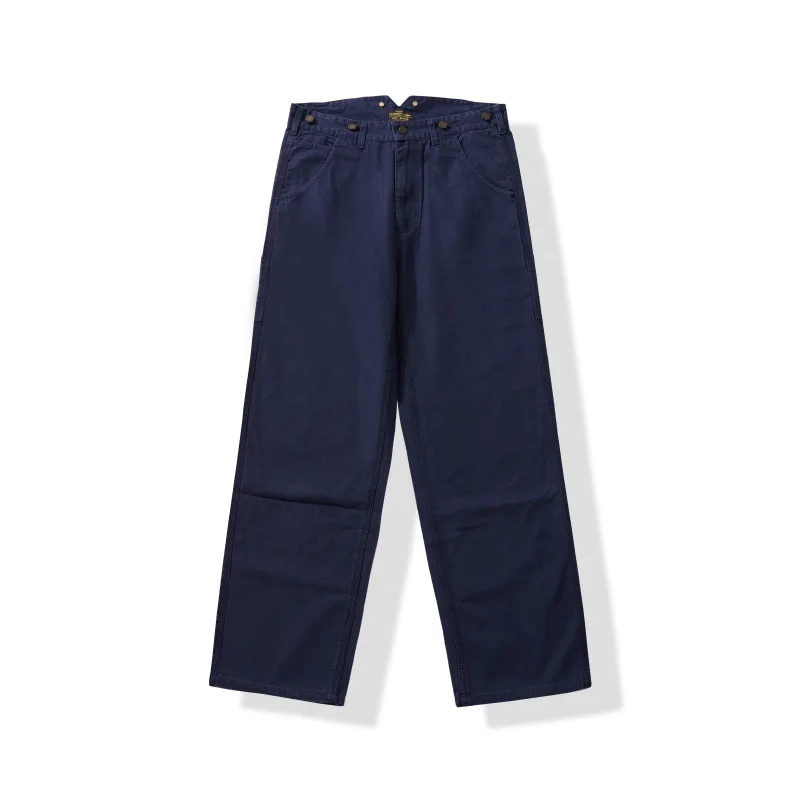 12OZ High-density Canvas YKK Zipper Wide-Legging Working Pants Ami Kaji Men's Pants