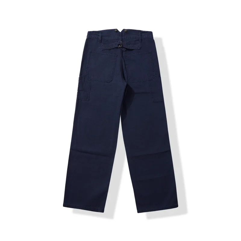 12OZ High-density Canvas YKK Zipper Wide-Legging Working Pants Ami Kaji Men's Pants