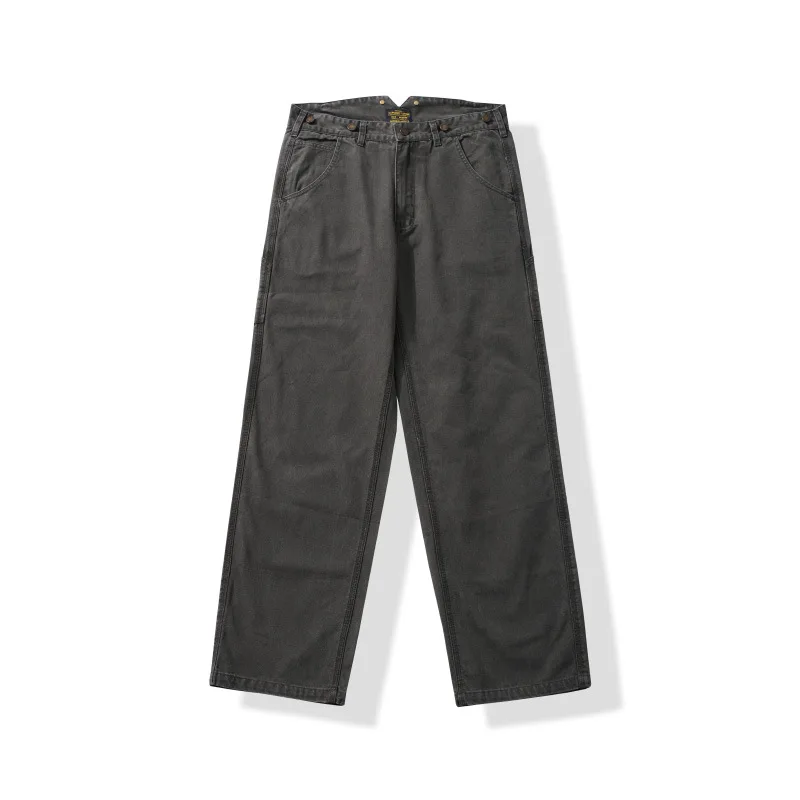 12OZ High-density Canvas YKK Zipper Wide-Legging Working Pants Ami Kaji Men's Pants
