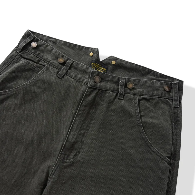 12OZ High-density Canvas YKK Zipper Wide-Legging Working Pants Ami Kaji Men's Pants