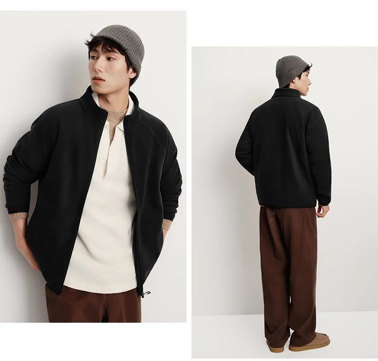 Semir Fleece Jacket Unisex 2025 Autumn Winter New Stand Collar Fleece Warm Liner Men's & Women's Clothing