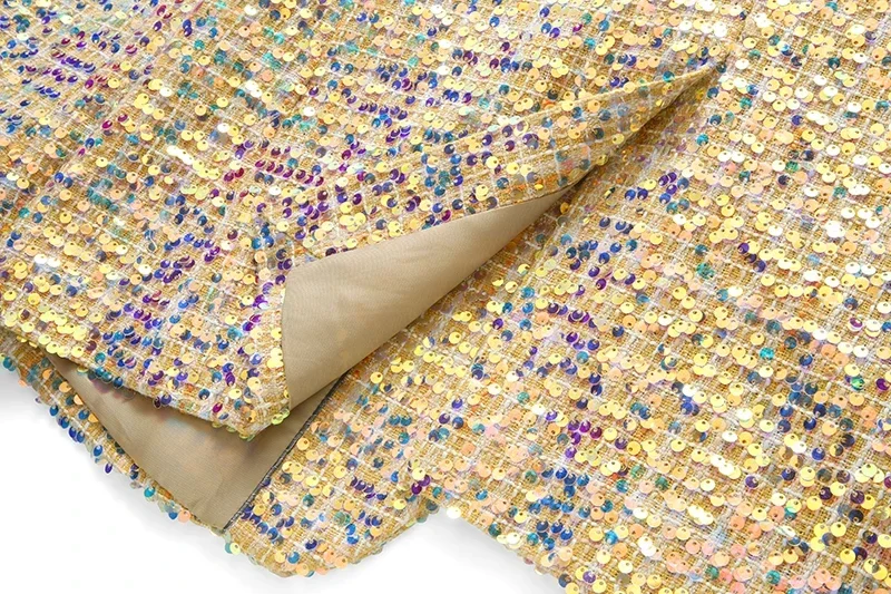 2024 Gold Sequined Mens Suit Two Piece,Wedding Party Dress Jacket and Trousers,Asian Size Mens Stage Performance Sets, 2024 New