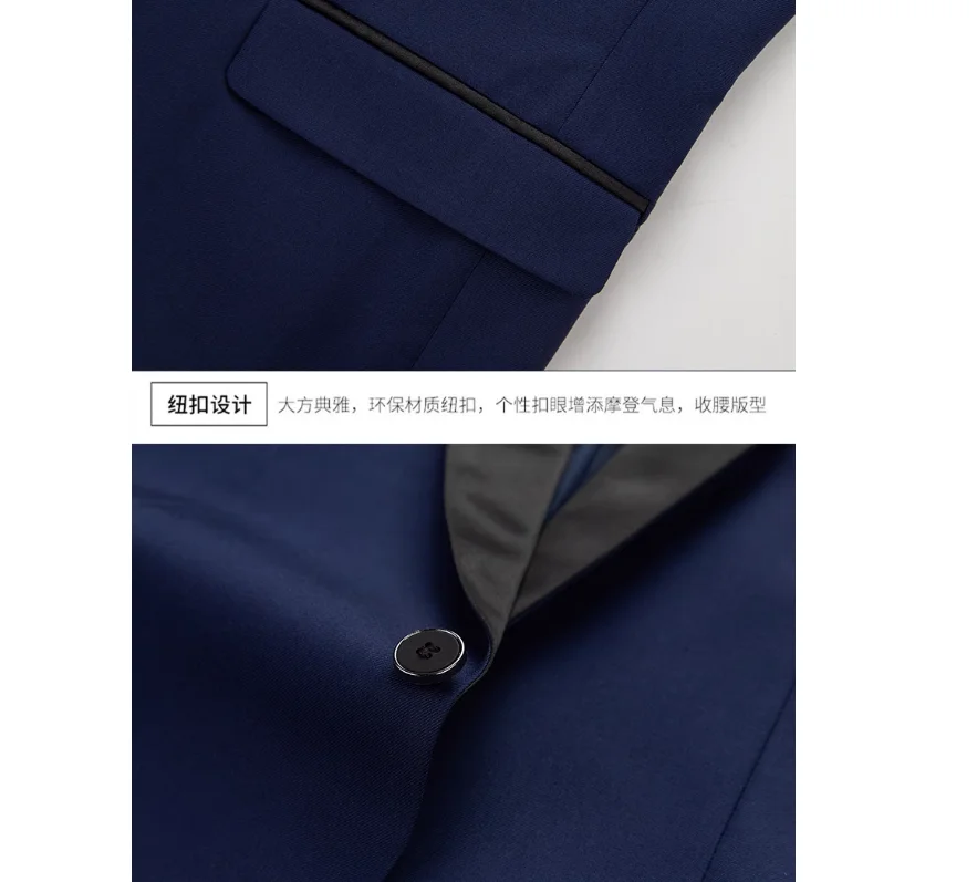 Men Formal Slim Fit Tuxedo Prom Suit Male Groom Wedding Blazers High Quality Groomsman Luxury Dress Business Banquet Party Suit