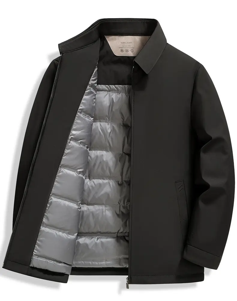 New Style 90-Down Men's down Jacket, Thickened Duck down Business Casual Jacket, Executive Winter Clothing, Men's Wear