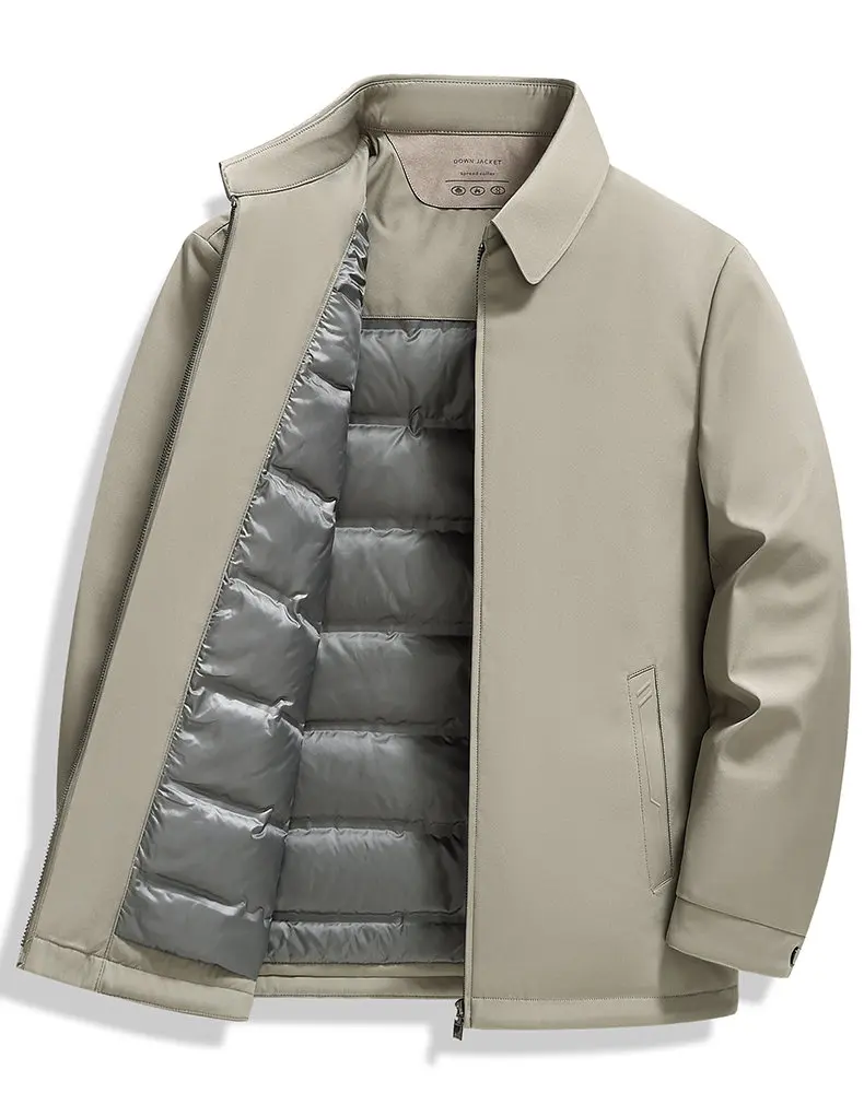 New Style 90-Down Men's down Jacket, Thickened Duck down Business Casual Jacket, Executive Winter Clothing, Men's Wear