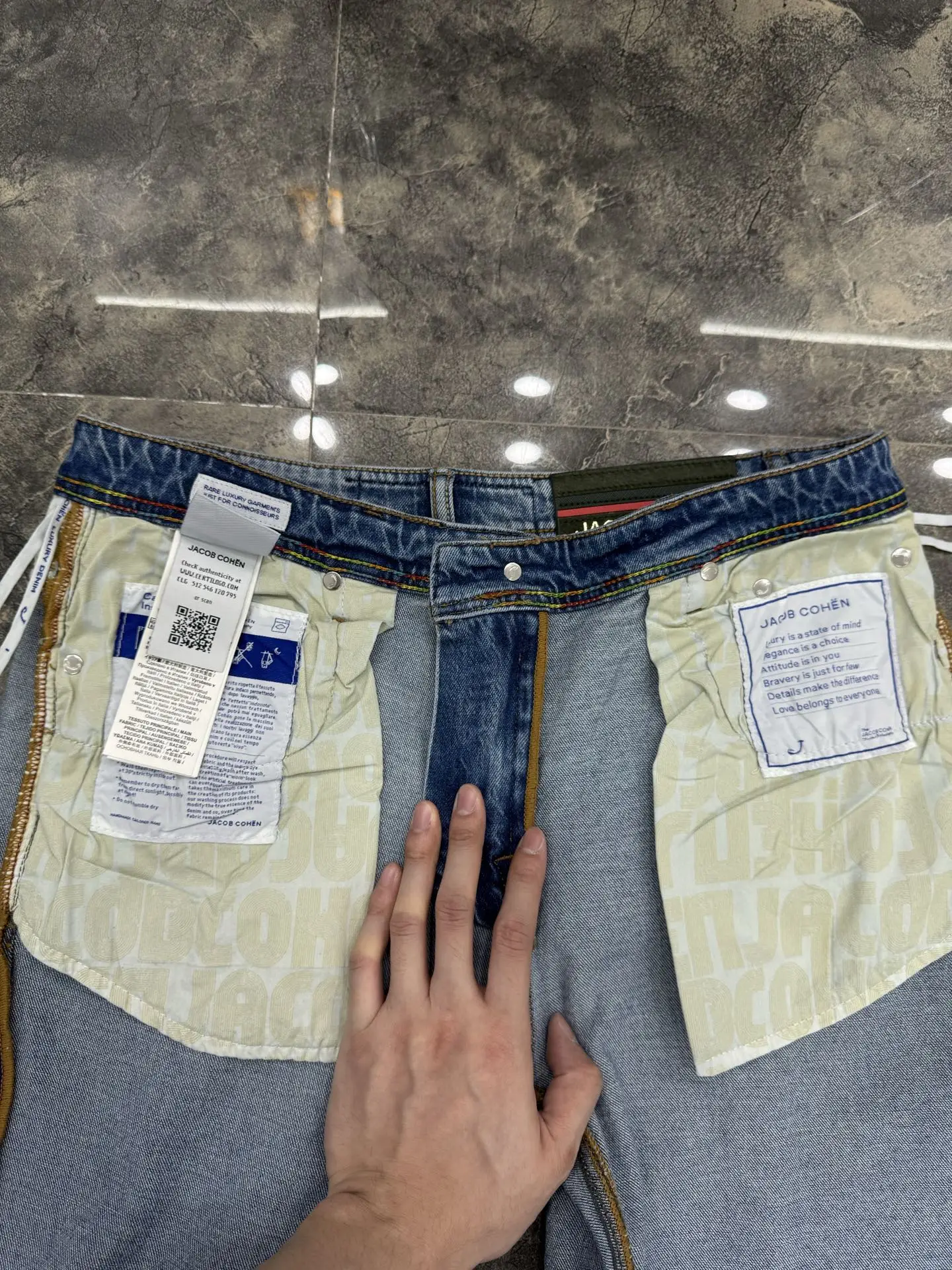 OECHSLI Jeans Thin Cotton Men 2026 Spring Summer new outdoors quality embroidery comfortable straight Big size 29-40 Pants