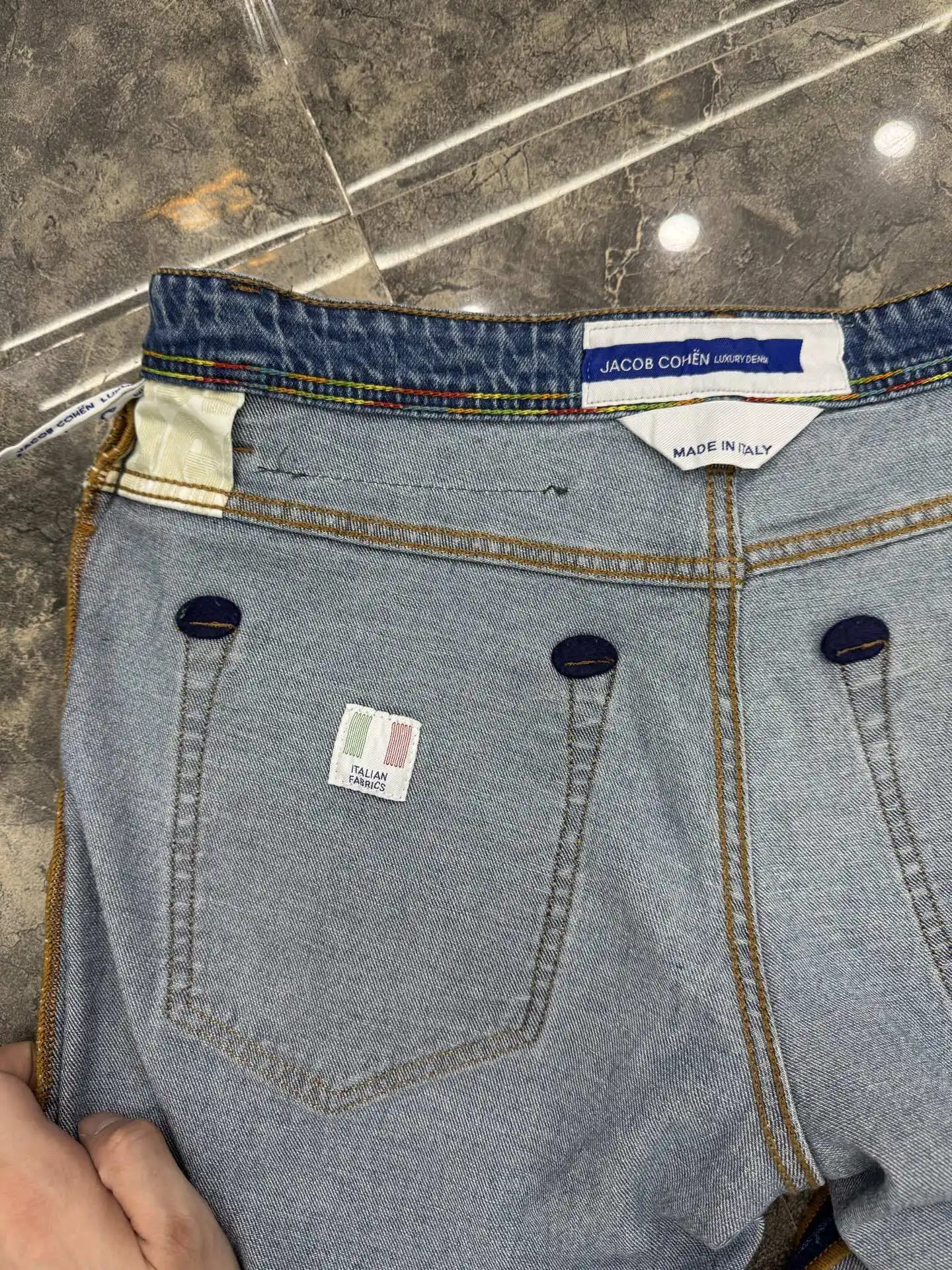 OECHSLI Jeans Thin Cotton Men 2026 Spring Summer new outdoors quality embroidery comfortable straight Big size 29-40 Pants