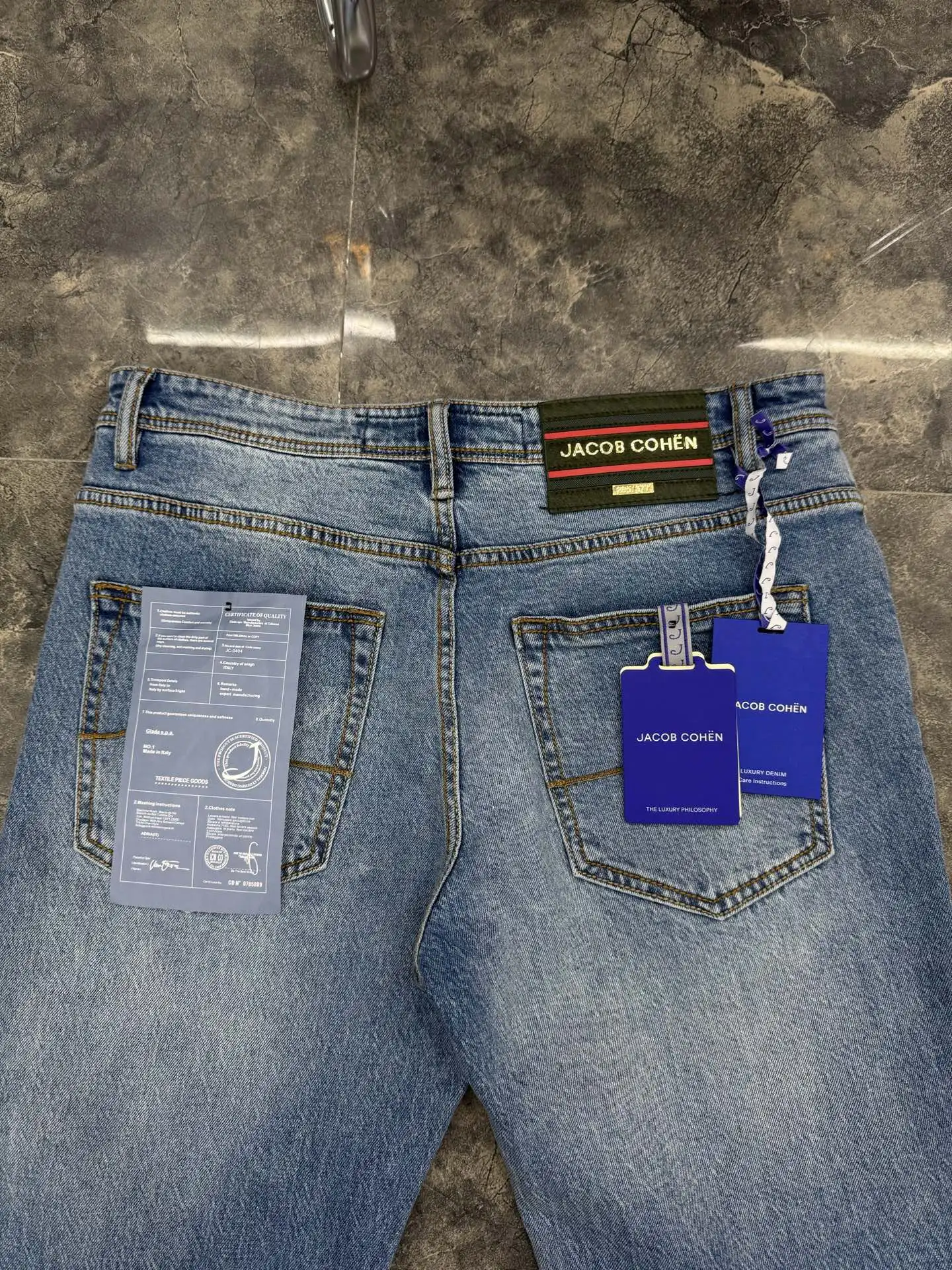 OECHSLI Jeans Thin Cotton Men 2026 Spring Summer new outdoors quality embroidery comfortable straight Big size 29-40 Pants