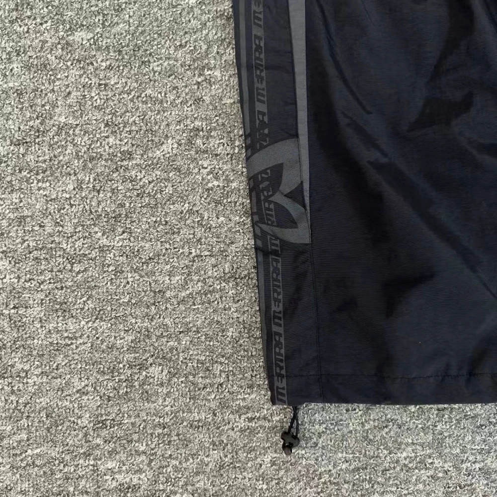 High Street Color Match Quick Dry Breathable Casual Trousers for Men and Women Elastic Waist Loose Baggy Pants Oversized