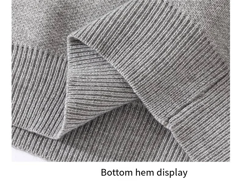 Best Seller Loose Man Long-Sleeved Knitwear Round Neck Striped Pattern Daily Commuting Winter New Trend Pullover Leisure Sweater