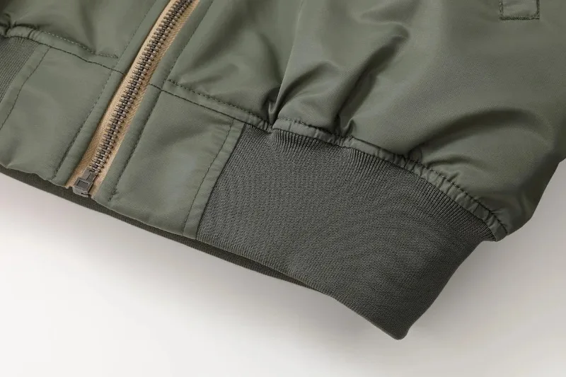 Replica 1955 USAF MA-1 SAME STYLE Bomber Flight Jacket Fall Winter Men's Military Coat Waterproof and Warm Autumn/winter style