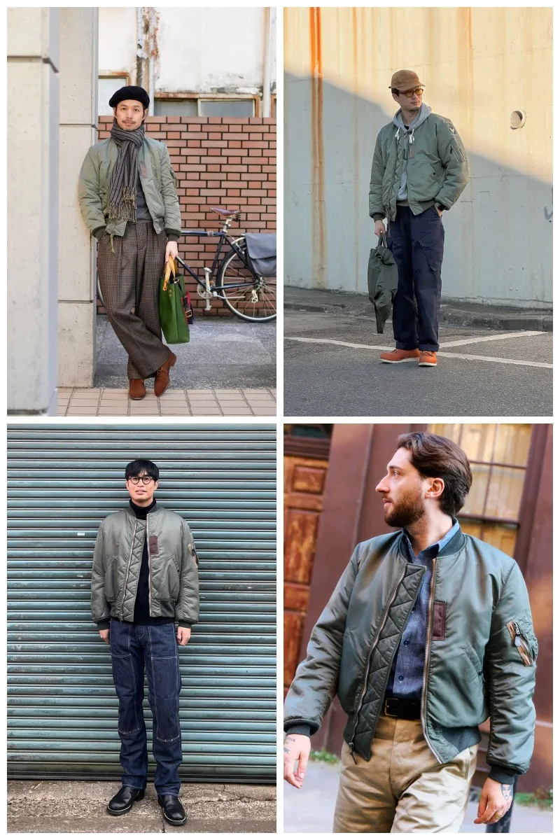 Replica 1955 USAF MA-1 SAME STYLE Bomber Flight Jacket Fall Winter Men's Military Coat Waterproof and Warm Autumn/winter style