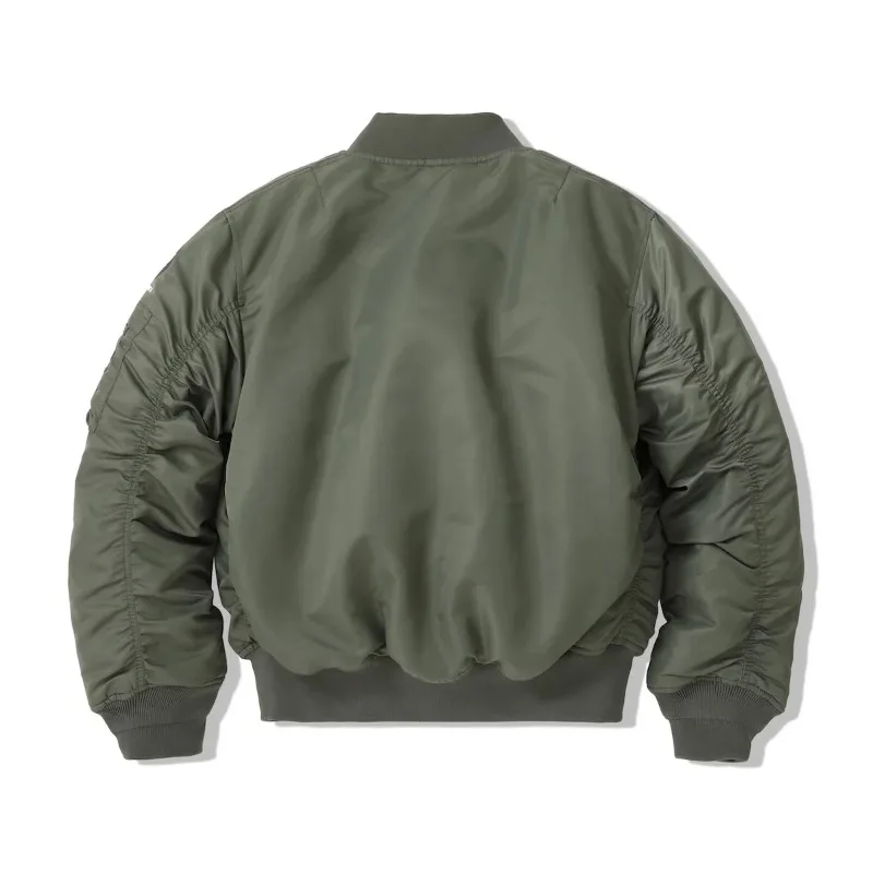 Replica 1955 USAF MA-1 SAME STYLE Bomber Flight Jacket Fall Winter Men's Military Coat Waterproof and Warm Autumn/winter style