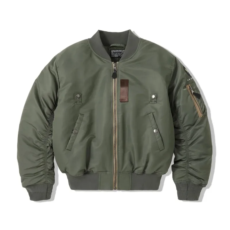 Replica 1955 USAF MA-1 SAME STYLE Bomber Flight Jacket Fall Winter Men's Military Coat Waterproof and Warm Autumn/winter style