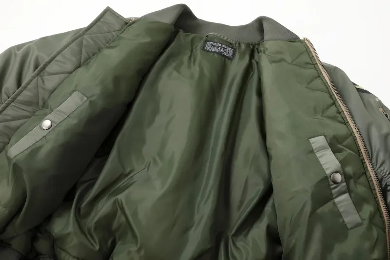 Replica 1955 USAF MA-1 SAME STYLE Bomber Flight Jacket Fall Winter Men's Military Coat Waterproof and Warm Autumn/winter style