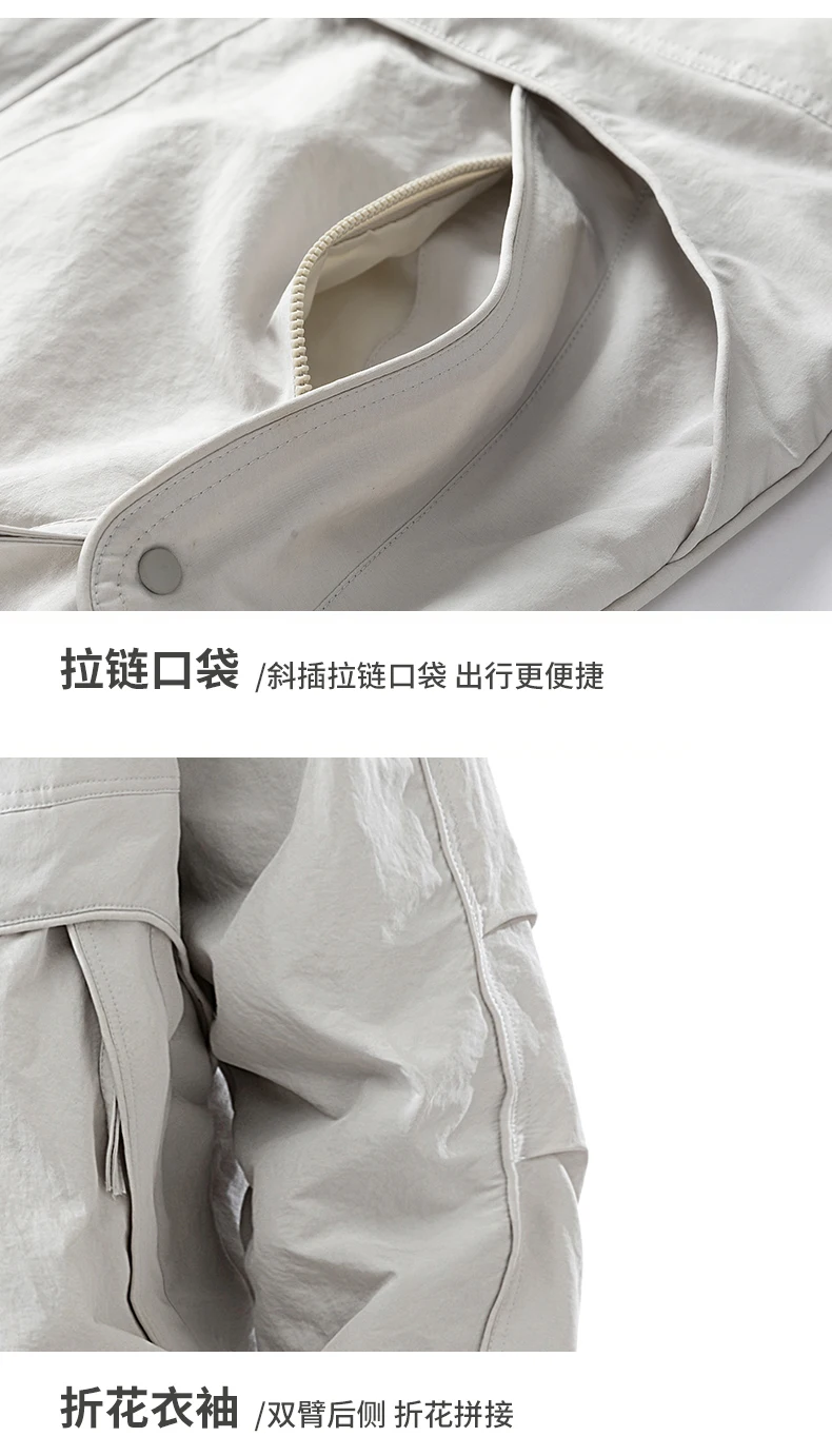 Jacket Men's Spring Autumn New Men Jacket Solid Color Jackets Casual Coat Men's Business Coats Size M-3XL 4XL 5XL