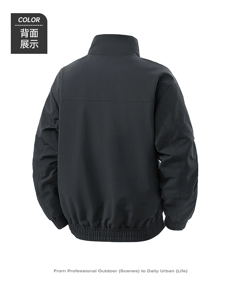 Jacket Men's Spring Autumn New Men Jacket Solid Color Jackets Casual Coat Men's Business Coats Size M-3XL 4XL 5XL