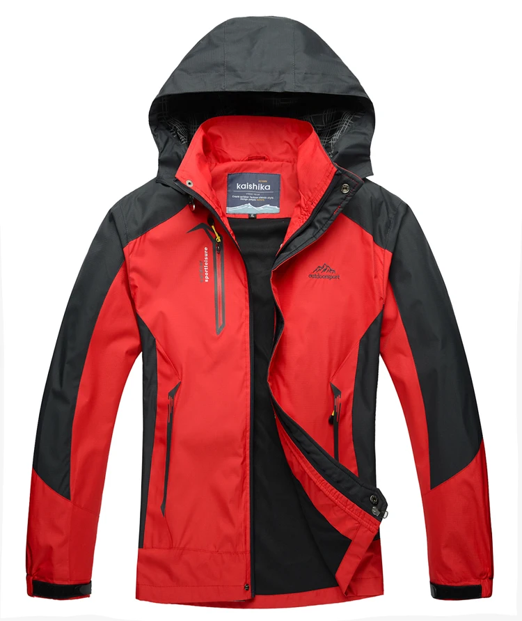 Men's Lightweight Waterproof Rain Jacket 5000mm Windbreaker Lined Casual Spring Autumn Fishing Hiking Outdoor Leisure Jacket