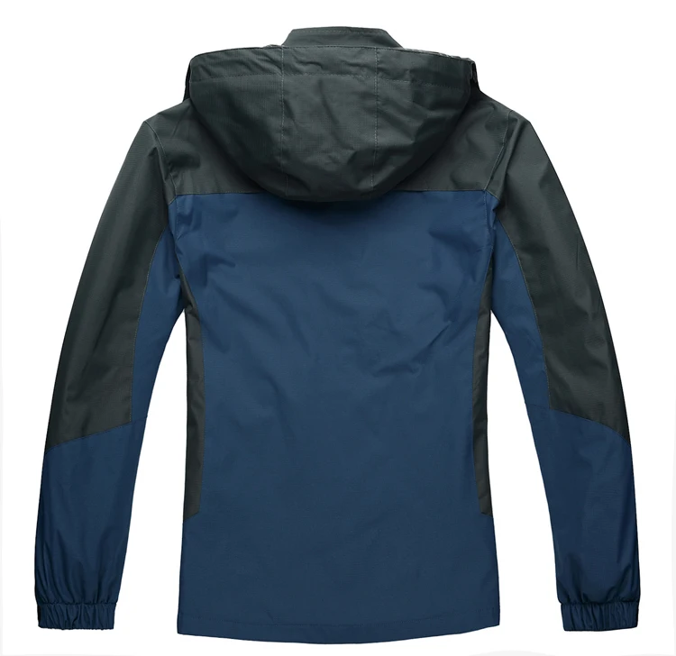 Men's Lightweight Waterproof Rain Jacket 5000mm Windbreaker Lined Casual Spring Autumn Fishing Hiking Outdoor Leisure Jacket