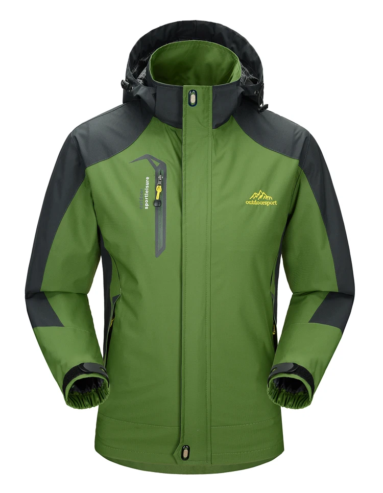 Men's Lightweight Waterproof Rain Jacket 5000mm Windbreaker Lined Casual Spring Autumn Fishing Hiking Outdoor Leisure Jacket