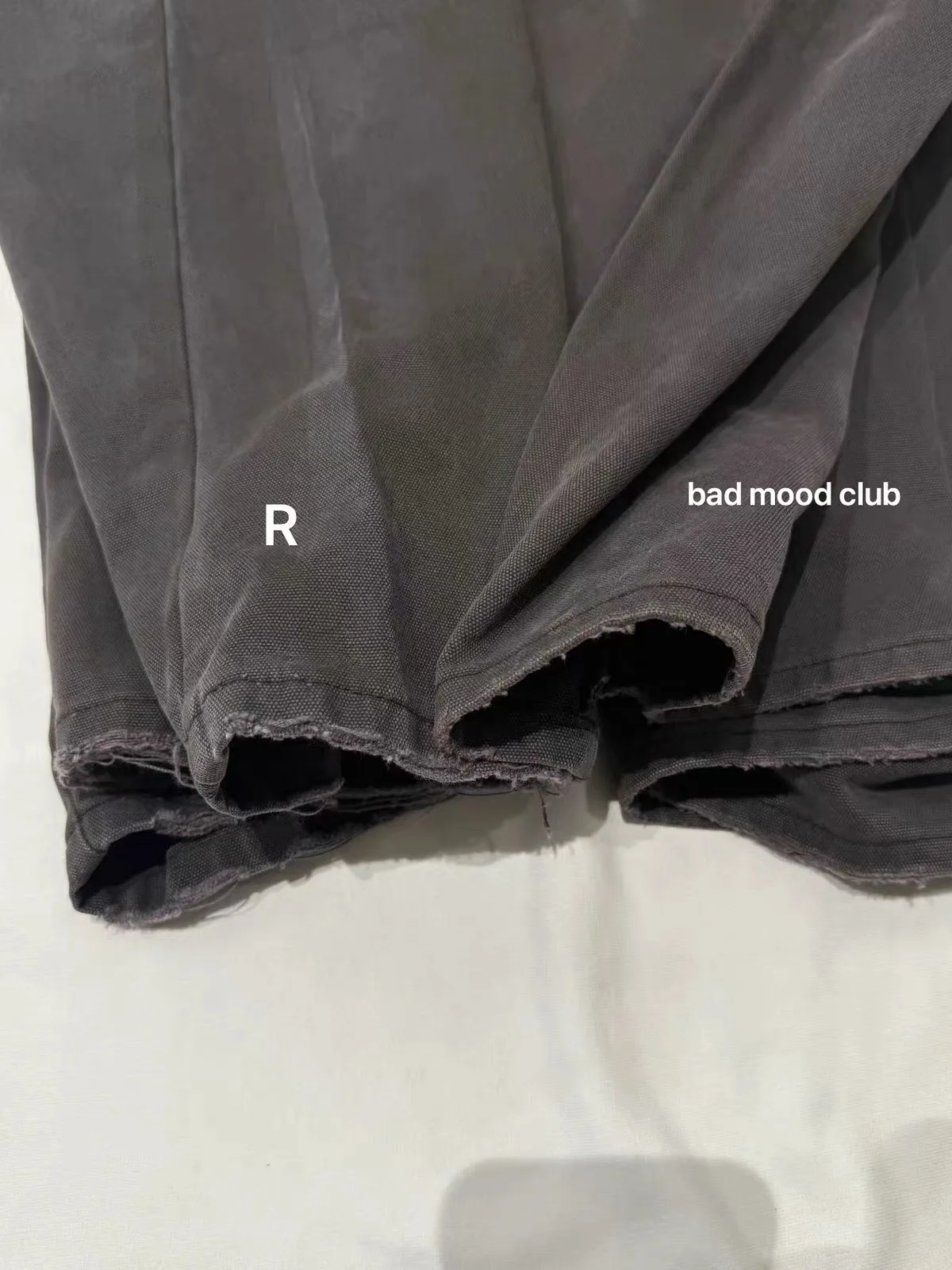 F8 Heavy‑Duty Patchwork Straight‑Leg Baggy Cargo Pants Reworked Workpants