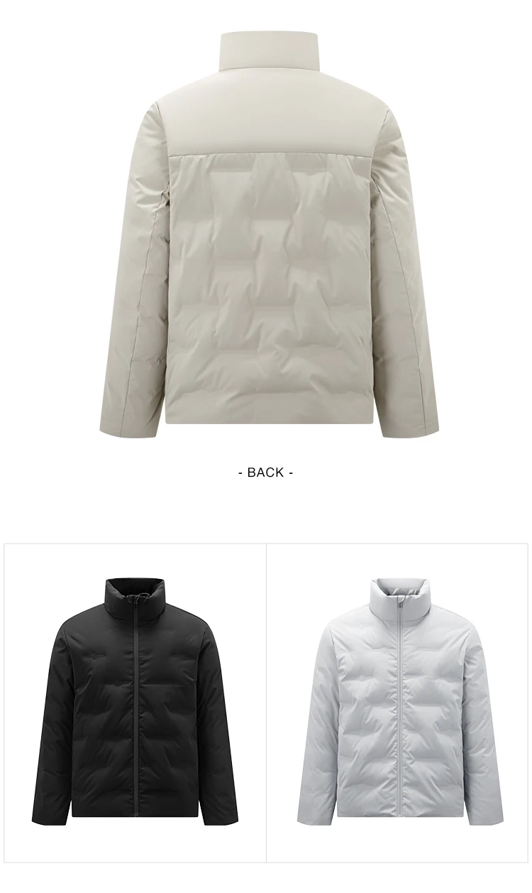 Semir Men Down Jacket Water Repellent Seamless Bonded 2026 Winter Outdoor Layer Warm Insulation Cold Weather Everyday Style
