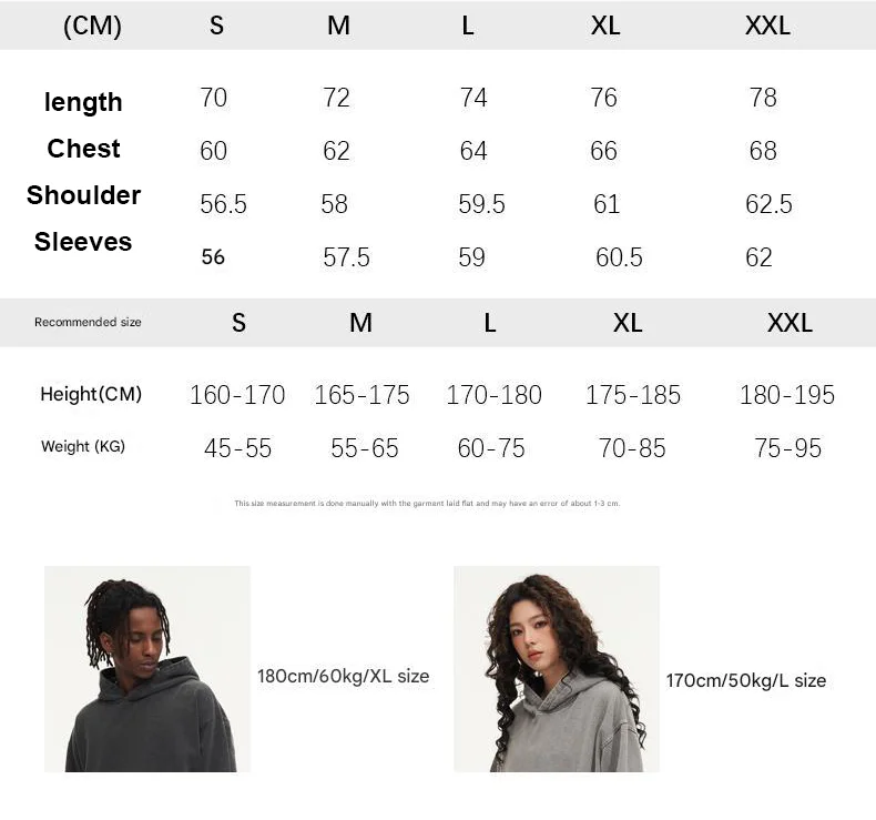 Custom LOGO Image 450GSM 100% Cotton Retro Heavyweight Sweatshirt for Men and Women Washed Vintage Oversize Loose