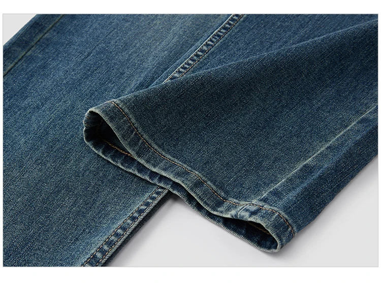 Semir Men Jeans Stretch 2026 Retro Washed Straight Commuter Urban Casual Everyday Style Soft Comfortable Daily Wear Trendy