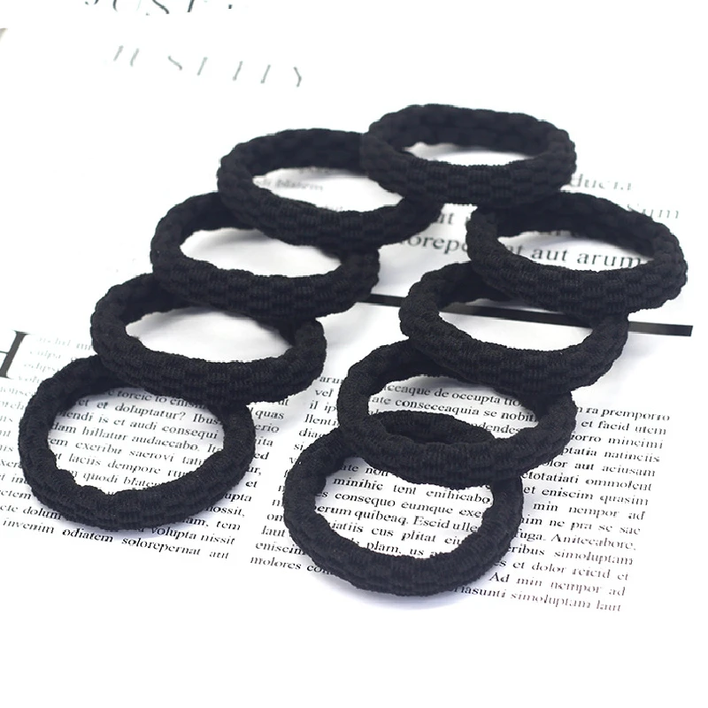 20PCS High Elasticity Fashion Hair Rope High Elasticity Jacquard Pattern Hair Ring Fashion Women's Headband Hair Accessories