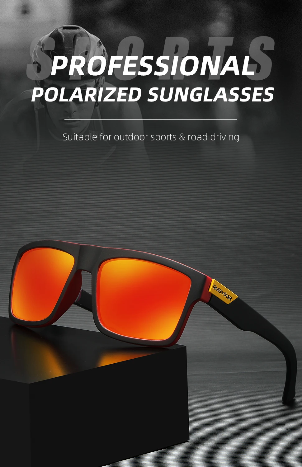 Classic Polarized Sunglasses Men Women UV400 Sun Glasses Fishing Goggles Outdoor Sport Eyewear