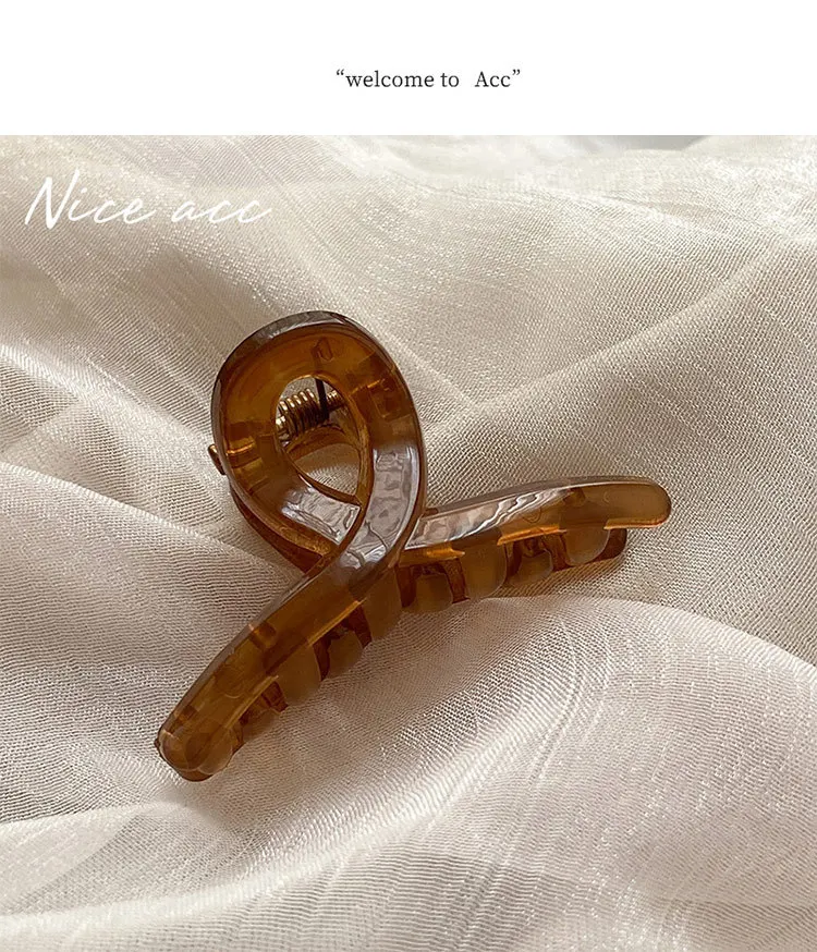4pcs mini cute claw clip small girl hair claw semi transparent bangs side clip small shark clip women's hair accessory
