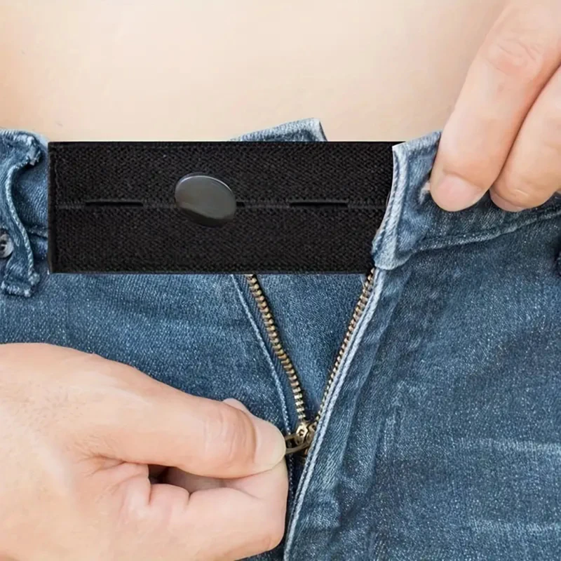 5pcs Pant Extender Belt Unisex Waist Band Tight Trousers Jeans Skirts Maternity Button Hooks Garment DIY Sewing Supplies NEW