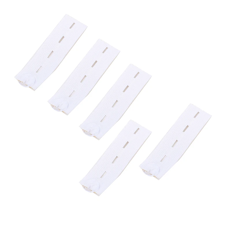 5pcs Pant Extender Belt Unisex Waist Band Tight Trousers Jeans Skirts Maternity Button Hooks Garment DIY Sewing Supplies NEW