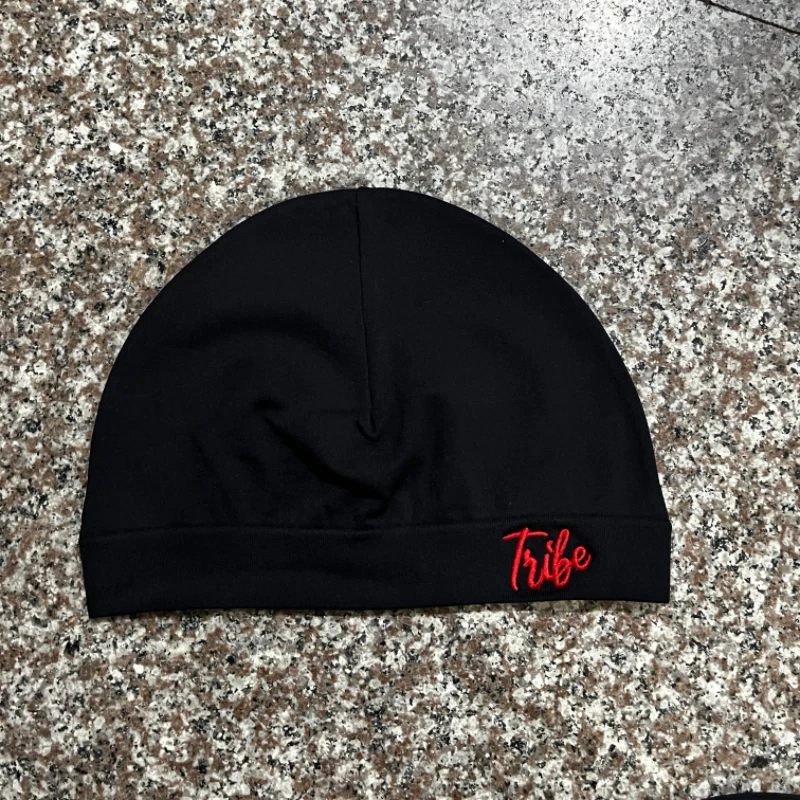 1pc Solid Color Street Style Nylon Skull Print Unisex Beanie Hat, Suitable For All Seasons, Sports & Casual Wear, Great Gift Ch