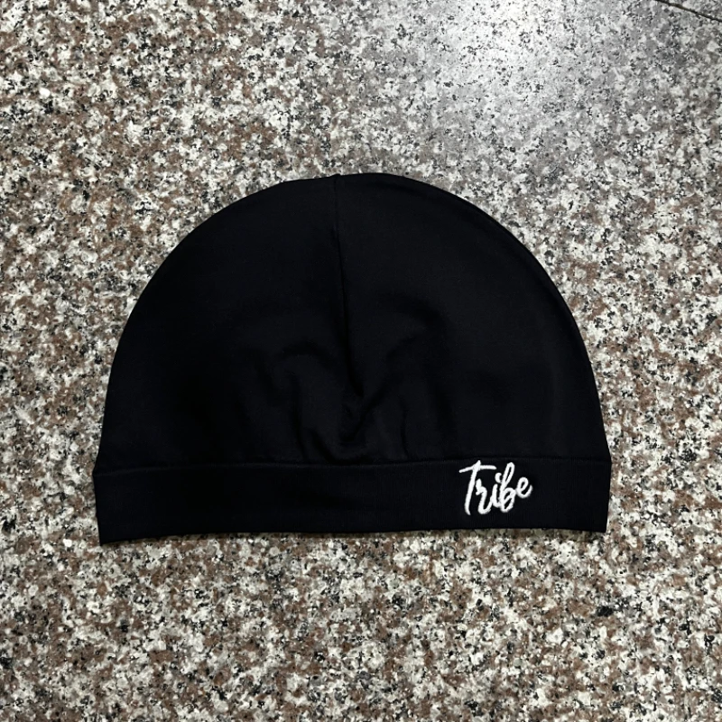1pc Solid Color Street Style Nylon Skull Print Unisex Beanie Hat, Suitable For All Seasons, Sports & Casual Wear, Great Gift Ch