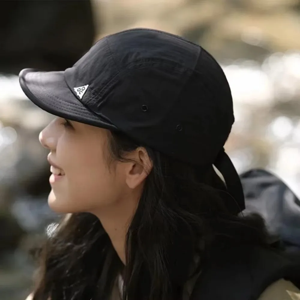 Casual Short Brim Duckbill Cap Quick-Dry Adjustable Sun Hat Sun Protection Baseball Cap Women Men